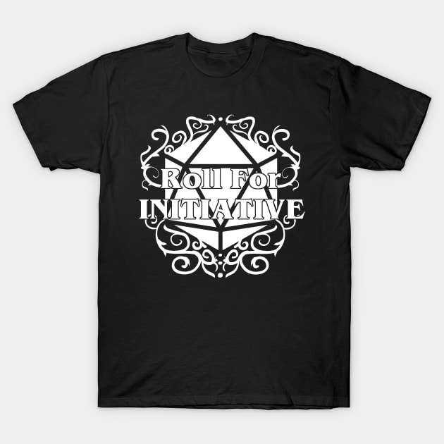 Roll for Initiative T-Shirt by vanitygames